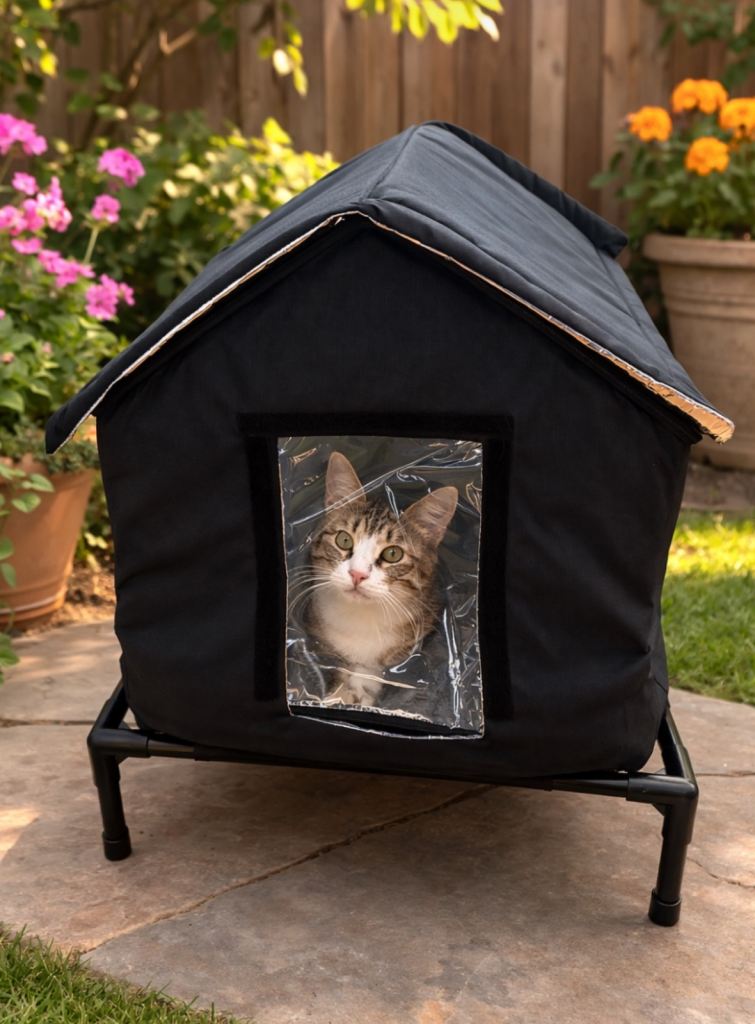 Cat house outdoor all weather proof