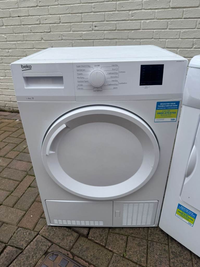 Beko 8 og condeser tumble dryer   Fully reconditioned   Fully warranted   £139