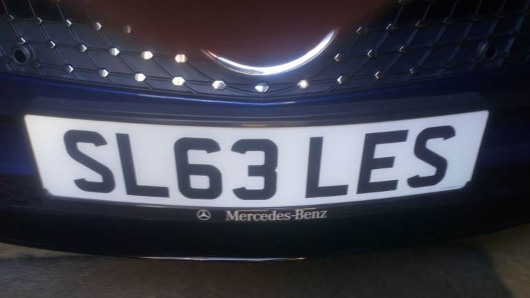 SL63 LES number plates.