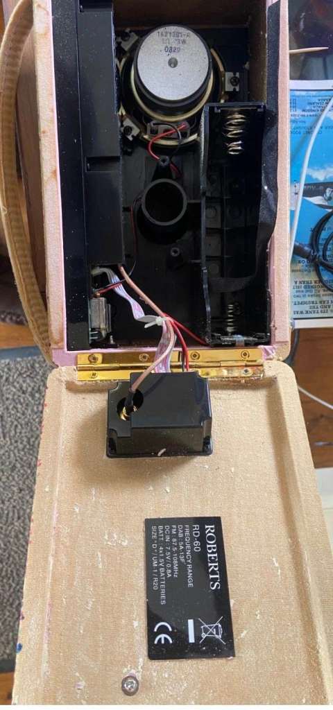 Roberts RD60 DAB/FM Radio - hand painted