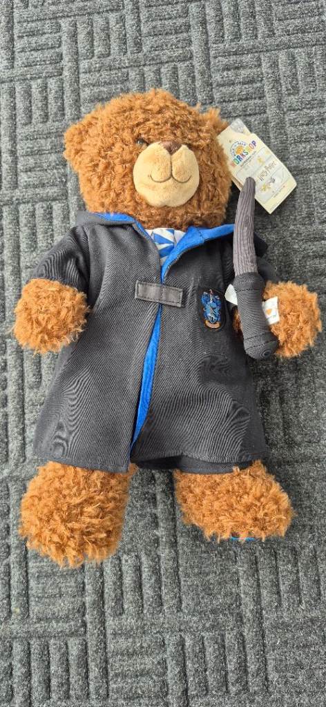 Build-A-Bear Harry Potter Ravenclaw Bear with Wand – As Good As New