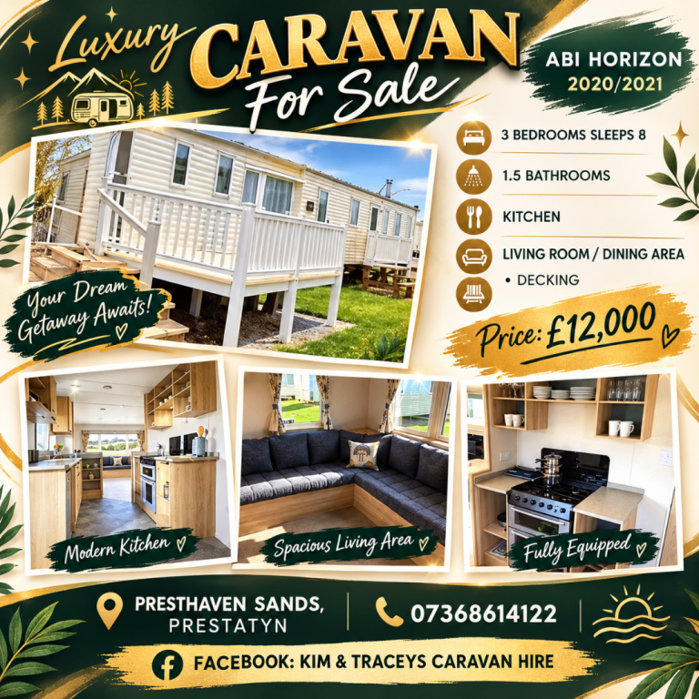 STATIC CARAVAN FOR SALE