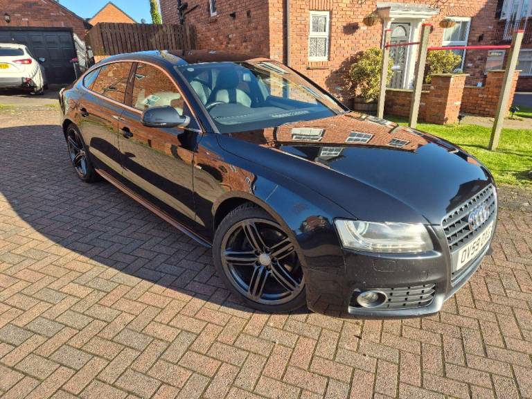 Audi A5 brilliant black S line 5 door