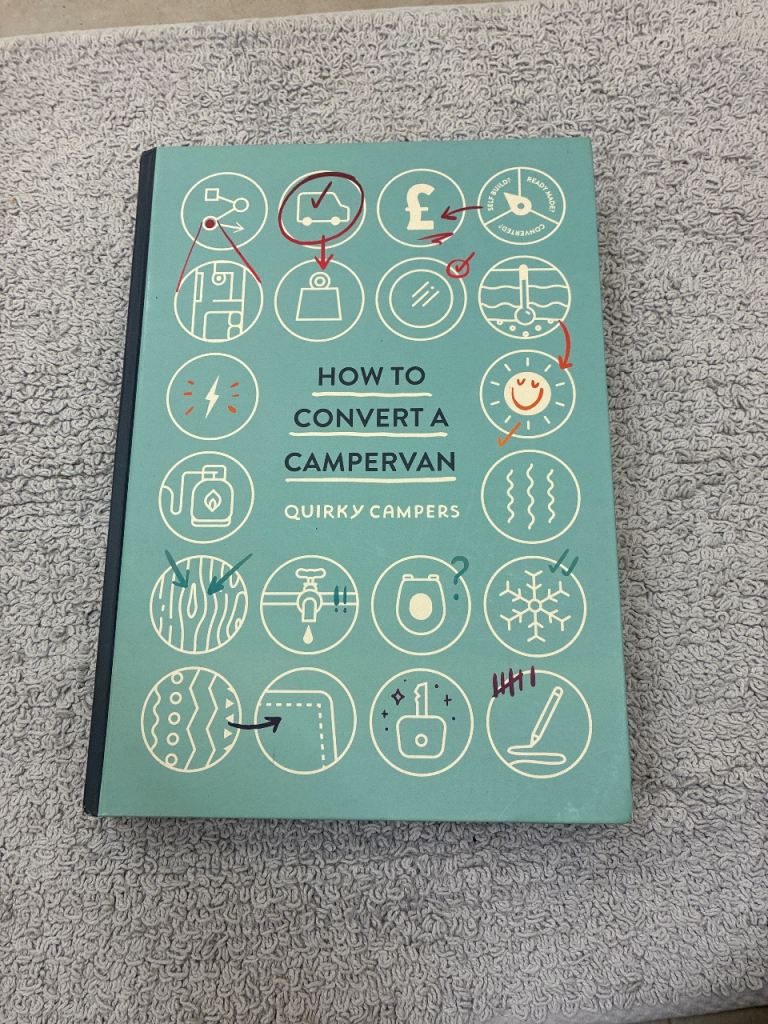 How to Convert a Campervan Book by Quirky Campers – New Condition
