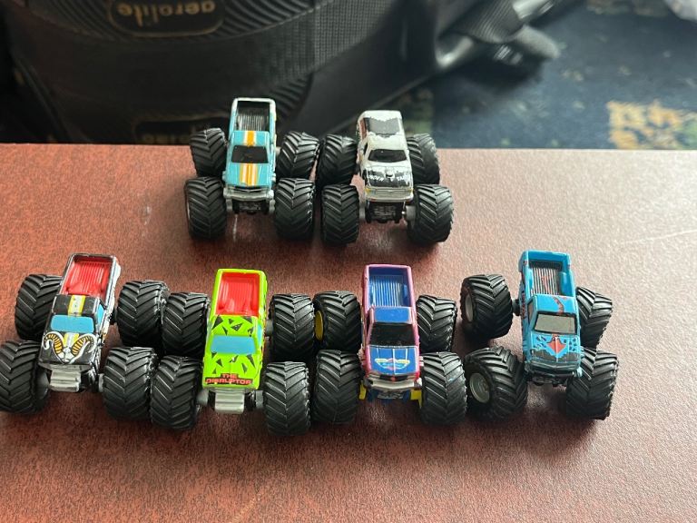 image for Vintage mini monster trucks 