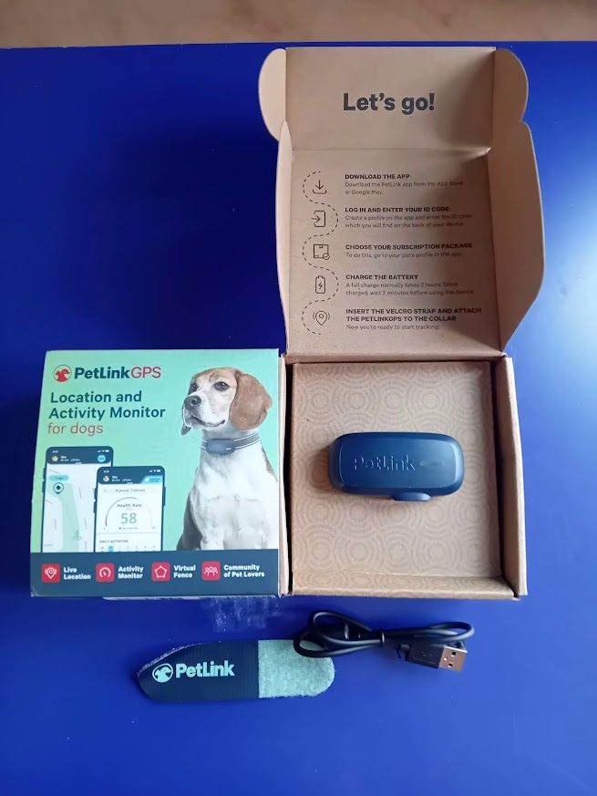 PetLink GPS Dog Tracker - Real-time Pet Tracker Collar 
