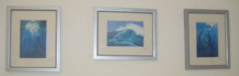 Keith English. 3 x Prints 'Reflecting'  'Sirens of the Sea'  'Towards the Light'