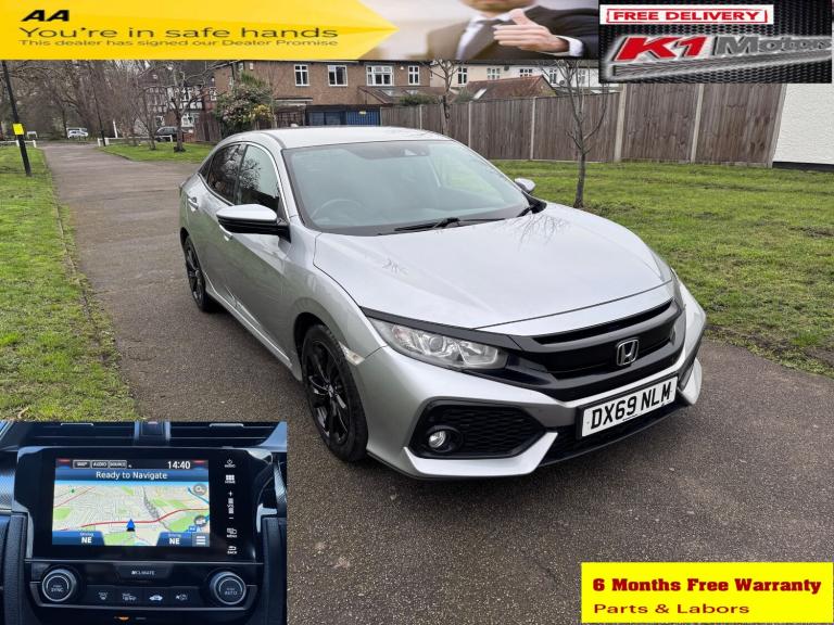 2019 Honda Civic 1.0 VTEC Turbo 126 SR 5dr HATCHBACK Petrol Manual