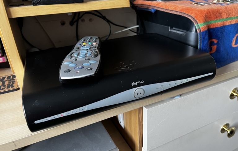 SKY+ HD BOX WITH REMOTE CONTROL and HDMI CABLE and POWER CABLE