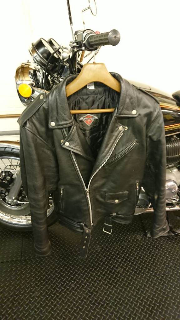 LEATHER MOTORCYCLE JACKET (HEAVY DUTY) 
