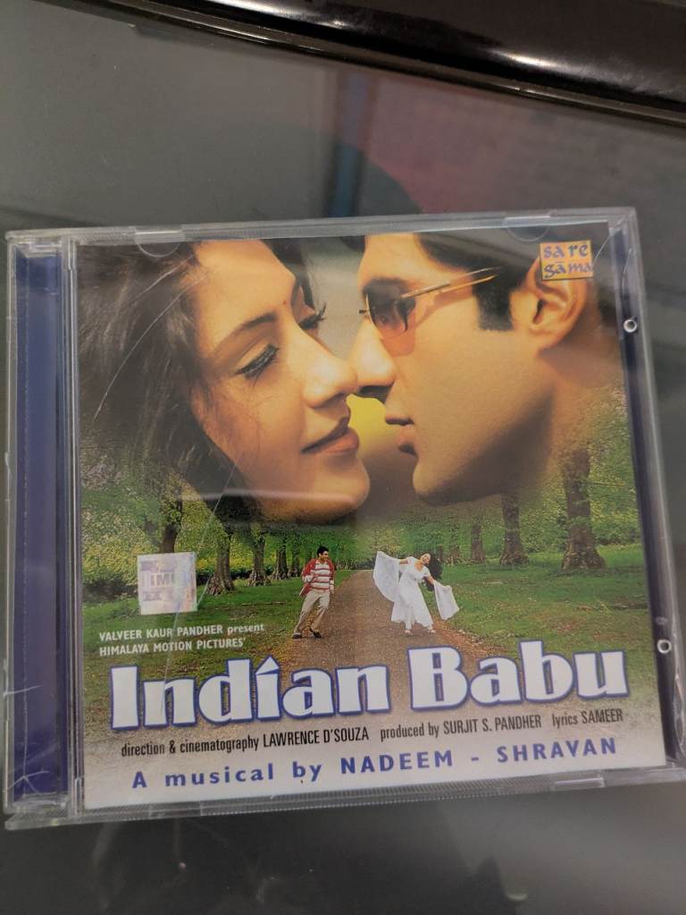Indian Babu Indian Asian Hindi Bollywood Movie Soundtrack Songs Music CD Album ref 9