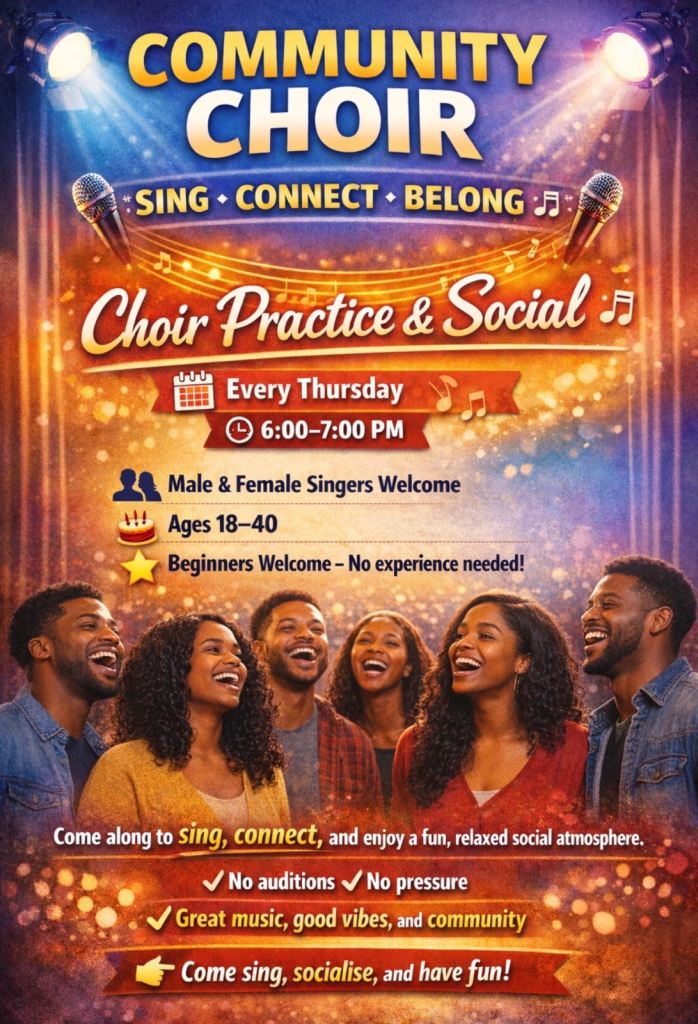 Singers wanted any standard. Beginners welcome