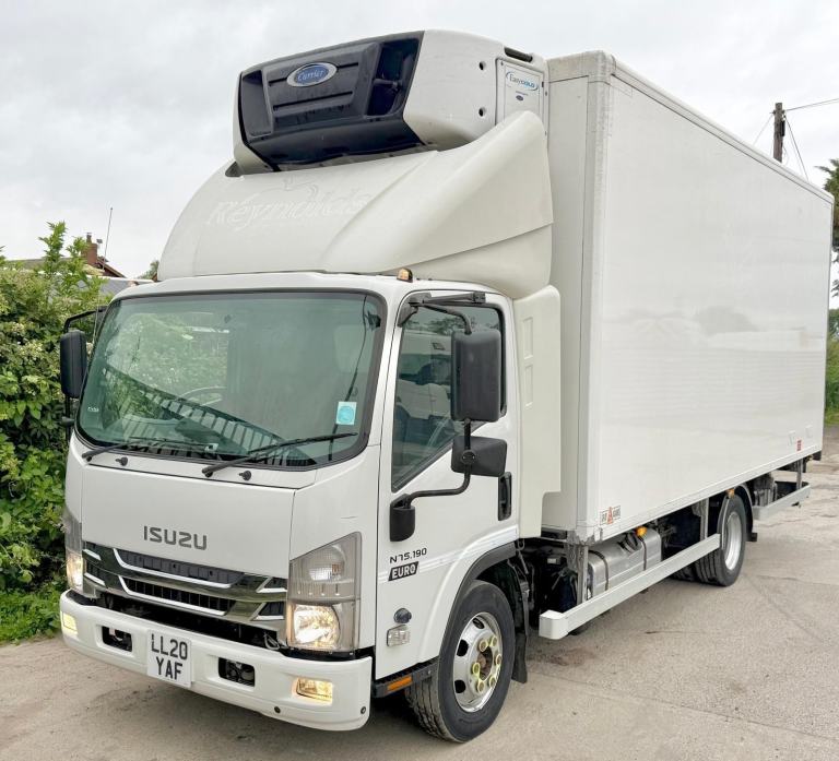 2020 ISUZU FORWARD N75.190 FRIDGE FREEZER TRIPLE BARN DOORS 7.5T 3 SEATS EURO-6
