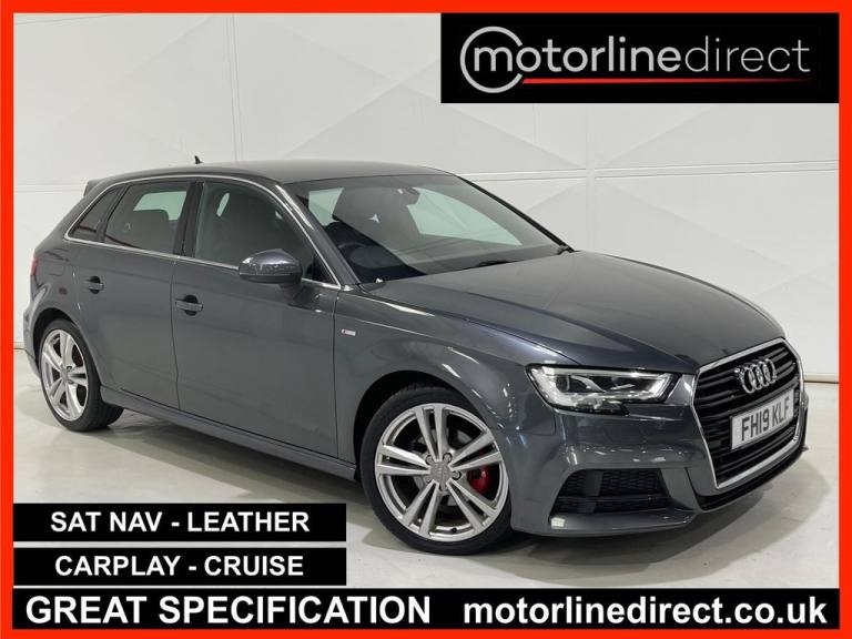2019 Audi A3 1.6 TDI 30 S line Sportback 5dr Diesel S Tronic Euro 6 (s/s) (116 ps) Hatchback Dies...