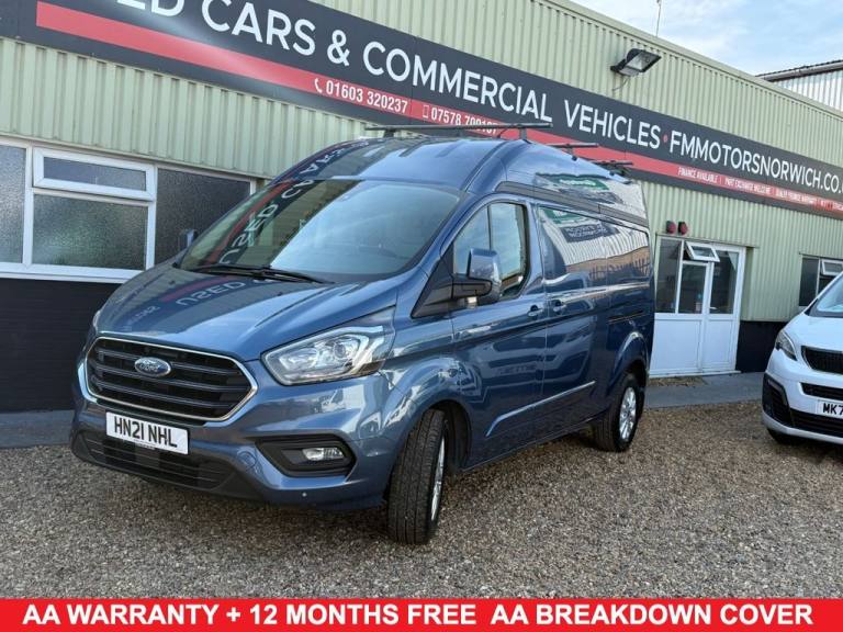 2021 21 FORD TRANSIT CUSTOM 2.0 300 ECOBLUE LIMITED PANEL VAN 5DR DIESEL MANUAL