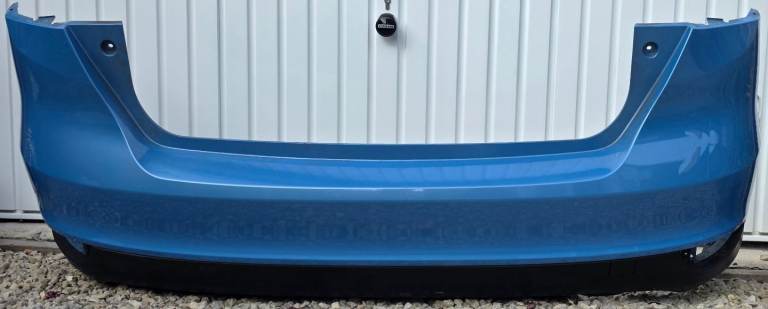 Ford Focus 3.5 Rear Bumper 2014 -2017 in Iceberg blue. 