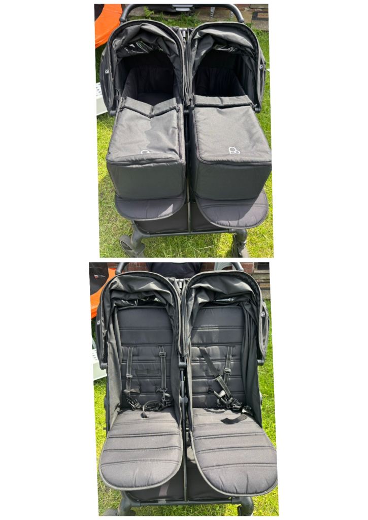 Puggle Out 'N' About Double Pushchair – Good Condition