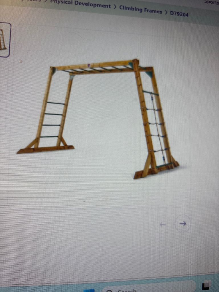 Wanted - monkey bars / pull up bar 