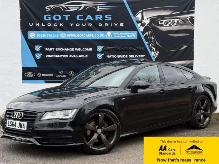 2014 Audi A7 3.0 TDI Quattro Black Ed 5dr S Tronic [5 Seat] HATCHBACK DIESEL Automatic