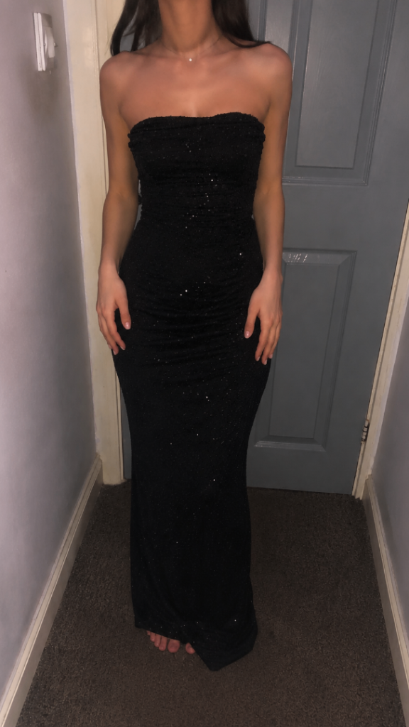 Oh Polly Black maxi Dress – UK Size 6, As Good As New