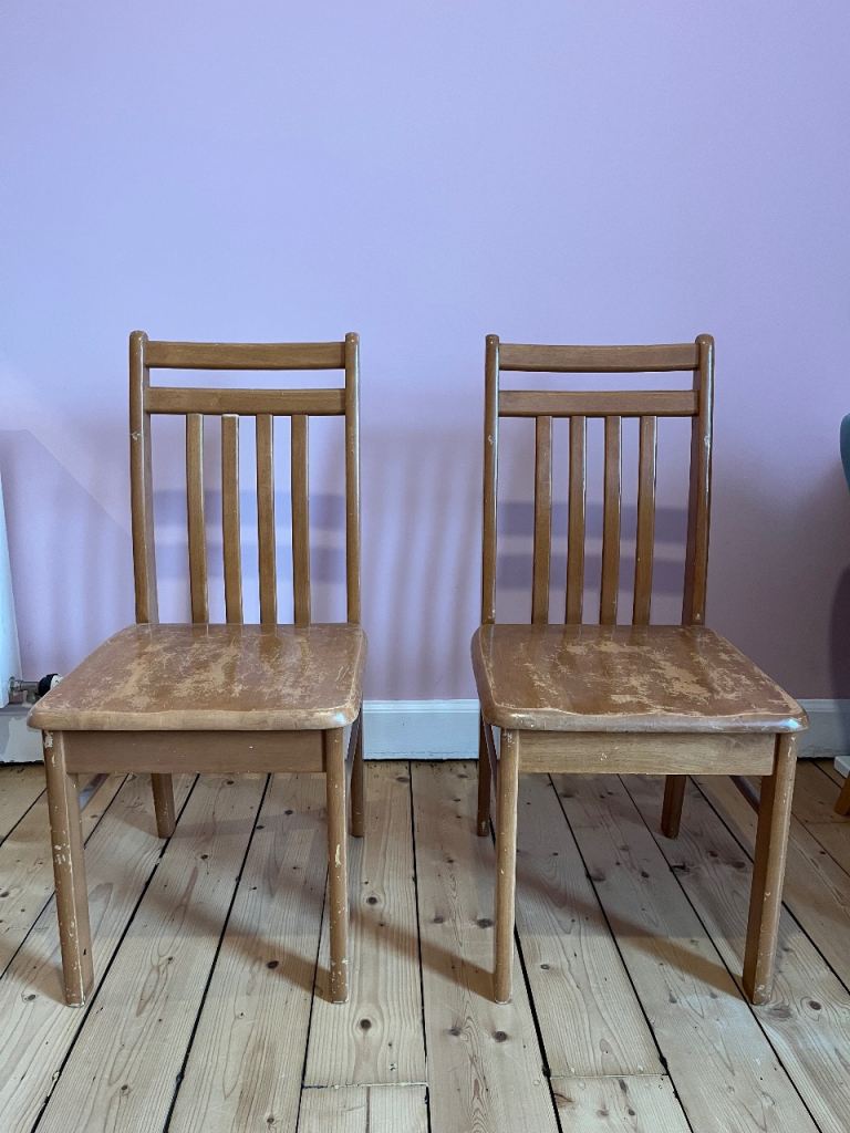 Wood Dining chairs 