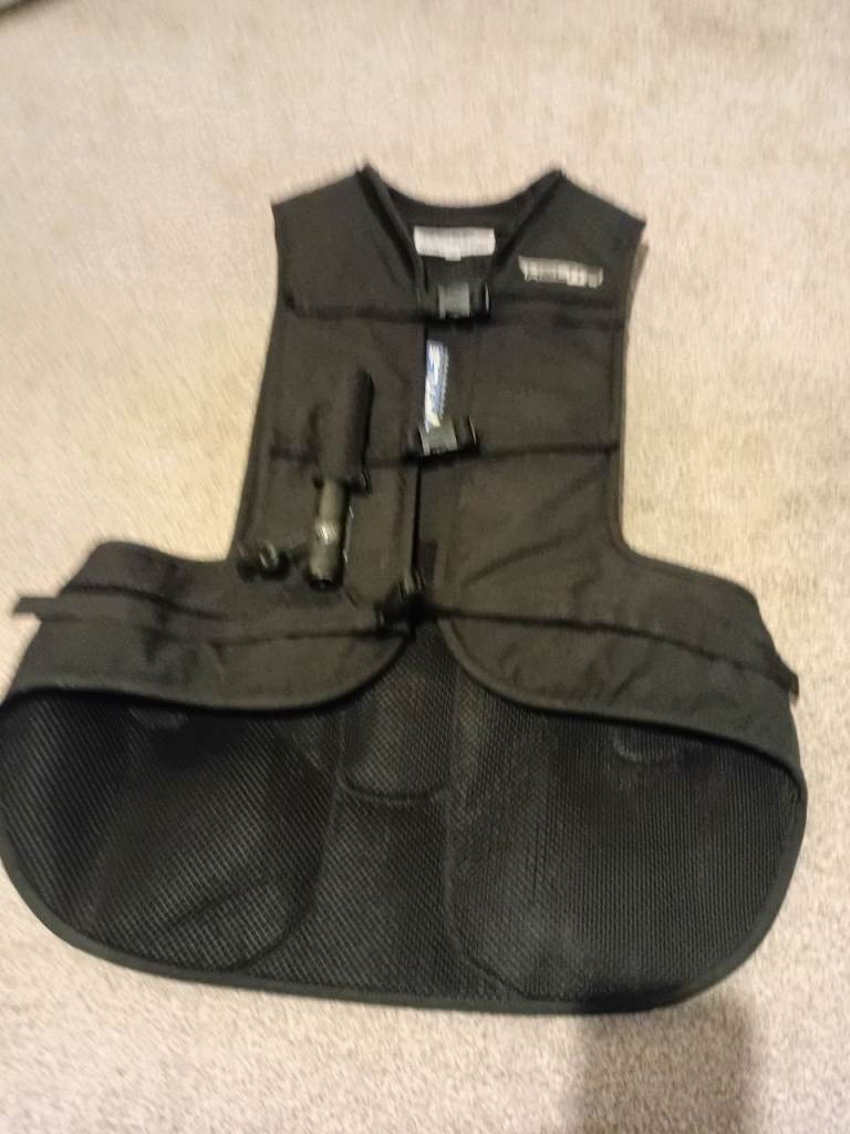 Motorbike air bag vest