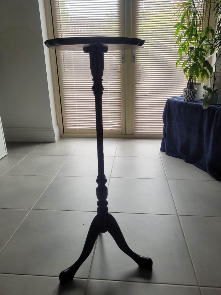 Vintage mahogany plant stand
