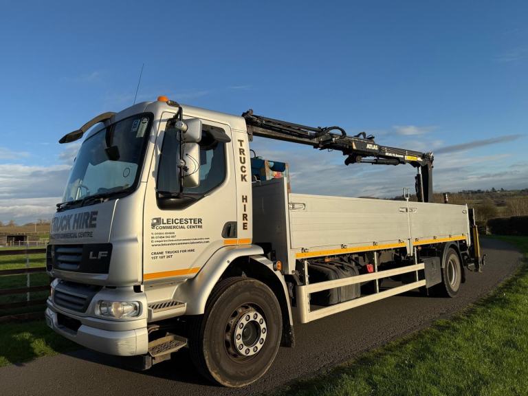 2011 DAF LF 55/220 18ton WITH ATLAS 92.2 REMOTE CONTROL CRANE WITH LEVERS