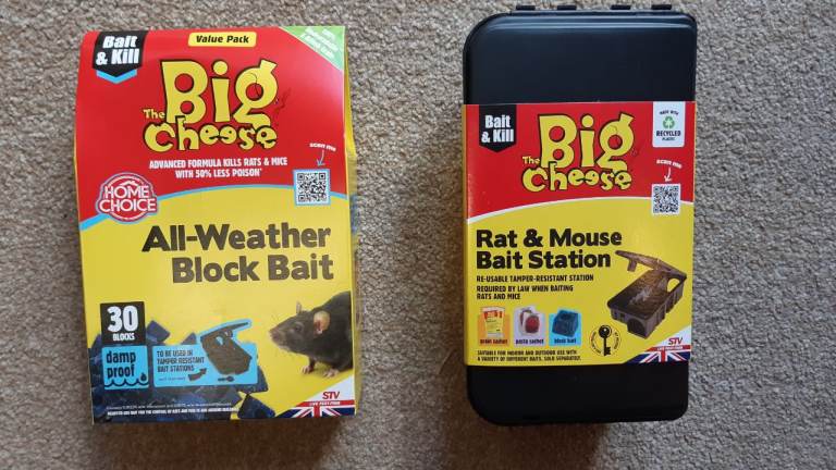 New Rat & Mouse Bait Station & 30 Bait Blocks