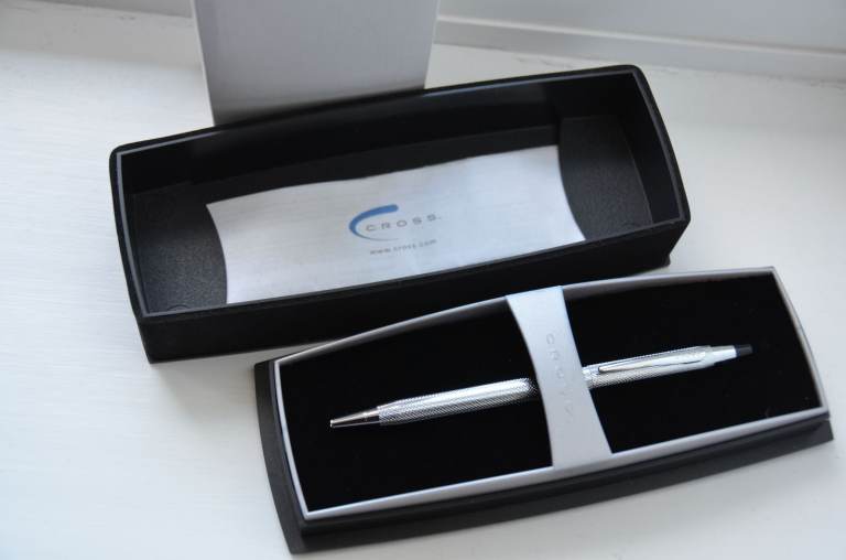 CROSS 'Chrome' ballpoint pen.
