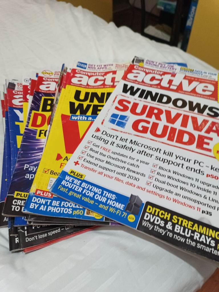 Bundle of Computer Active Magazines 