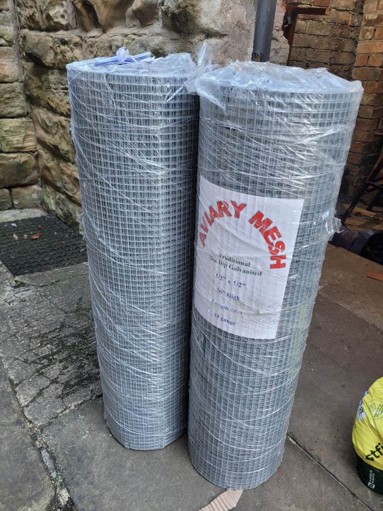 Aviary wire 30m rolls 