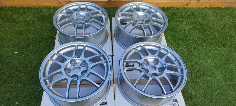Mitsubishi Evolution Evo 5 V Wheels Enkei OZ F1 Genuine OEM 17" Inch x4