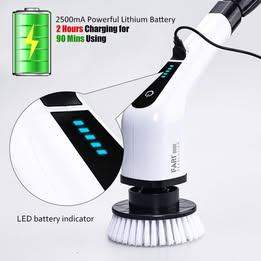 Brand New Electric Spin Scrubber, FARI Cordless Cleaning Brush with 7 Replaceable Brush