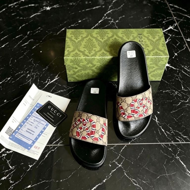 Gucci Snake Slides Size 9  UK - New With Tags and box