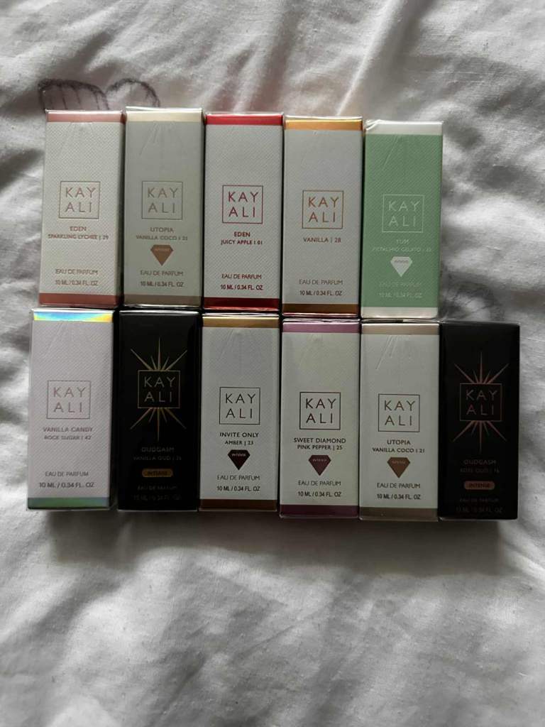 Kayali perfumes and Dr. Dennis Gross Led Mask