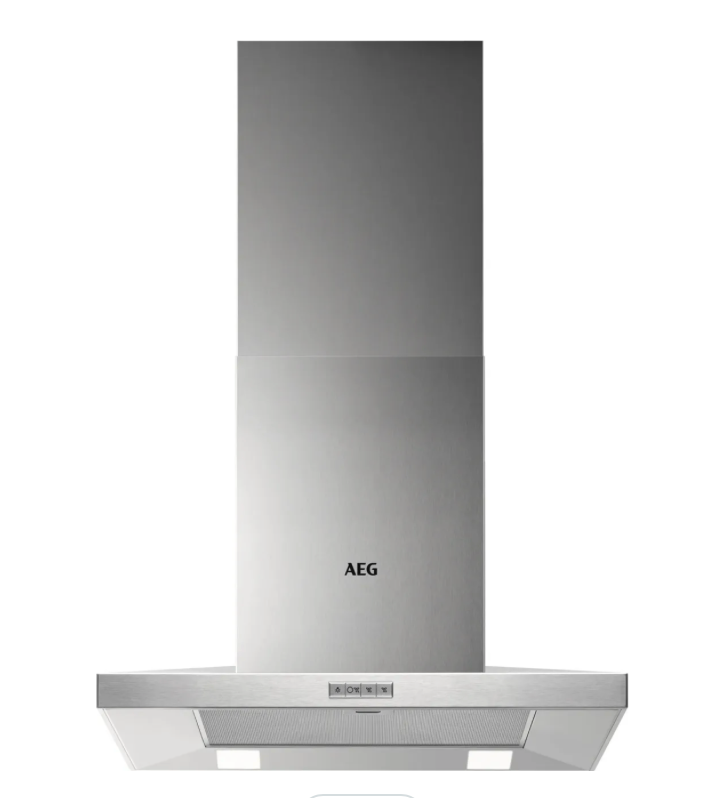 image for AEG Chimney Cooker Hood - 60cm - DKB4650M Stainless Steel - Brand New.