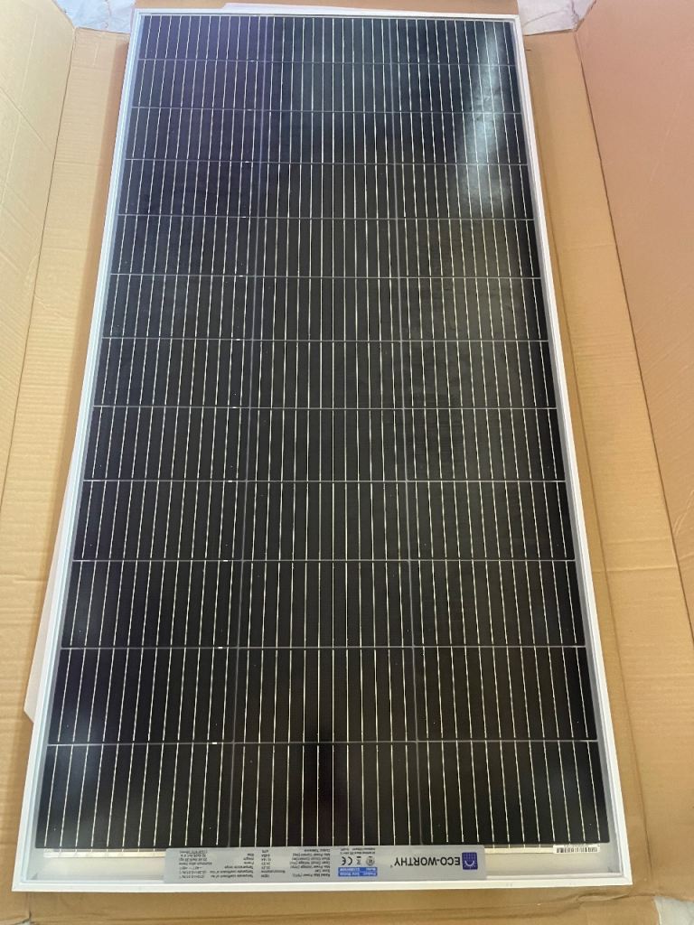 New unused Eco worthy 195w Bifacial solar panel 