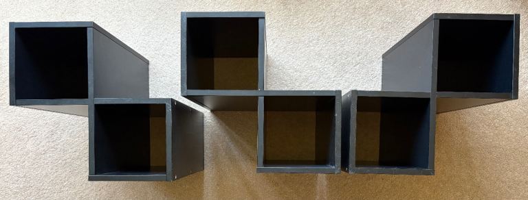 IKEA Kallax/Expedit Self Inserts x 3 Black | in Little Sutton, Cheshire ...