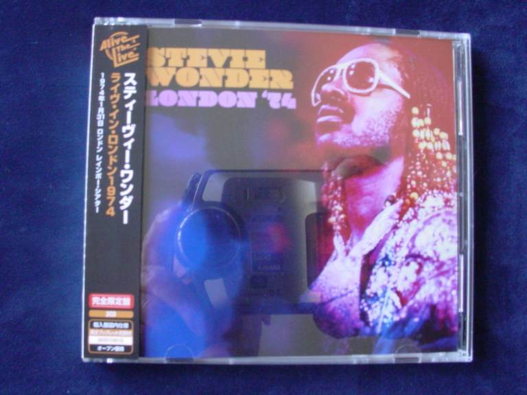 STEVIE WONDER Live Rainbow Theatre London 1974 JAPAN/JAPANESE IMPORT DOUBLE 2 DISC CD
