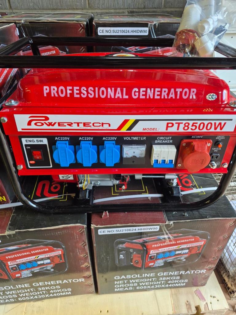 powertech 4.0 kilowatt single/three phase portable generator