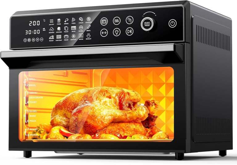 30L Air Fryer Oven, 18 in 1 Presets Dual-Cook Function Air Fryer