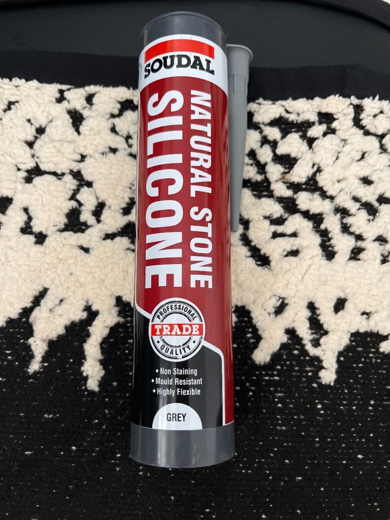 Soudal Natural Stone Silicone Sealant – Grey, New