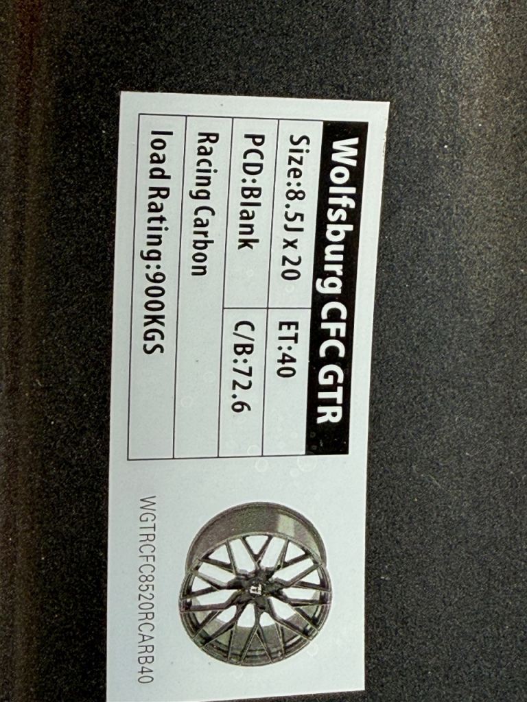 Genuine wolf race crc gtr alloys 20”