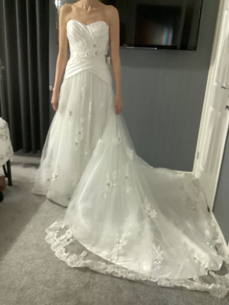 Da- Vinci wedding dress size 8/10 sample dress