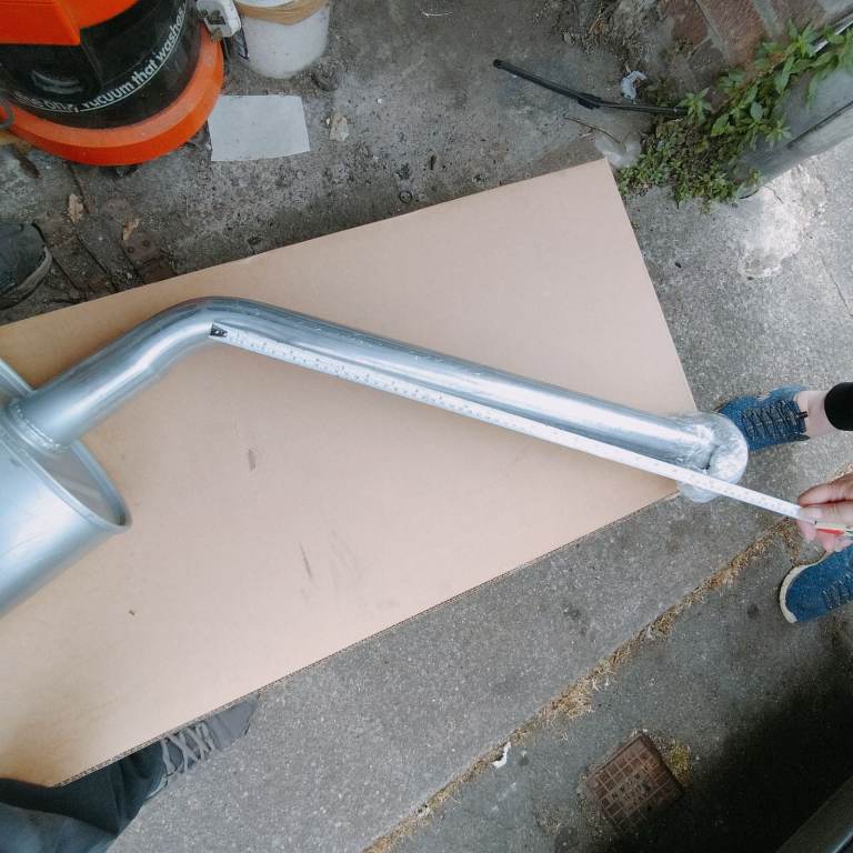 VW T4 centre silencer muffler exhaust exvw3015