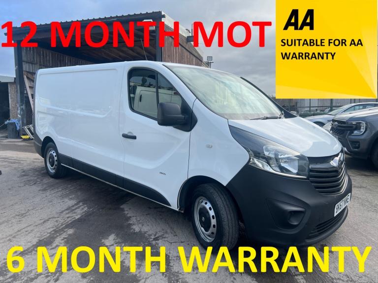 2017 Vauxhall Vivaro 2900 1.6CDTI 95PS ecoFLEX H1 Van PANEL VAN Diesel Manual