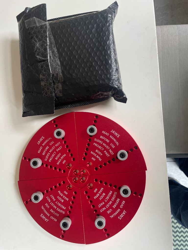 New Jaws Chuck for Lathe - Red Metal
