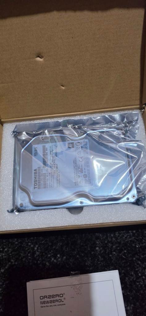 TOSHIBA Hard Drive in Anti-Static Bag