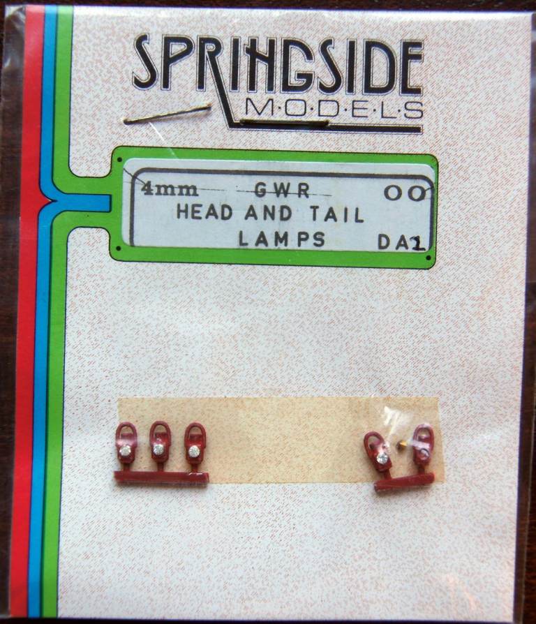 Springside Models 1:76 Scale (4mm/OO) DA2 Head and Tail Lamps